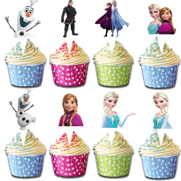 Frozen Cupcake Toppers Set