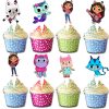 Gabby’s Dollhouse Cupcake Toppers Gabby’s Dollhouse Cupcake Toppers
