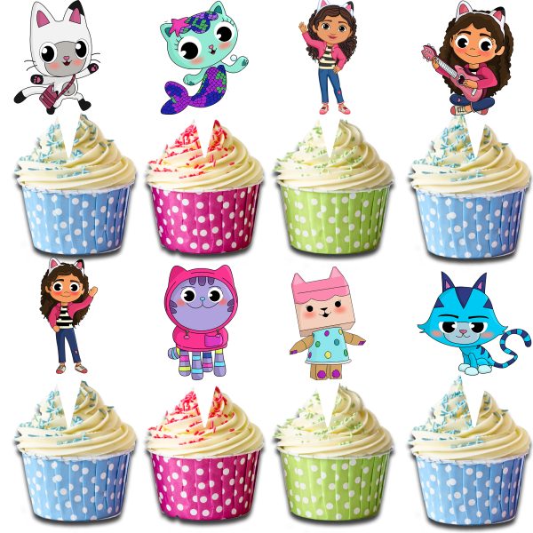 Gabby’s Dollhouse Cupcake Toppers