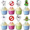 Ghostbusters Birthday Cupcake Toppers Set of 24 Ghostbusters Birthday Cupcake Toppers Set of 24