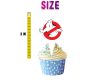 Ghostbusters Birthday Cupcake Toppers Set of 24 Ghostbusters Birthday Cupcake Toppers Set of 24