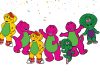 Barney & Friends Birthday Garland Banner Barney & Friends Birthday Garland Banner