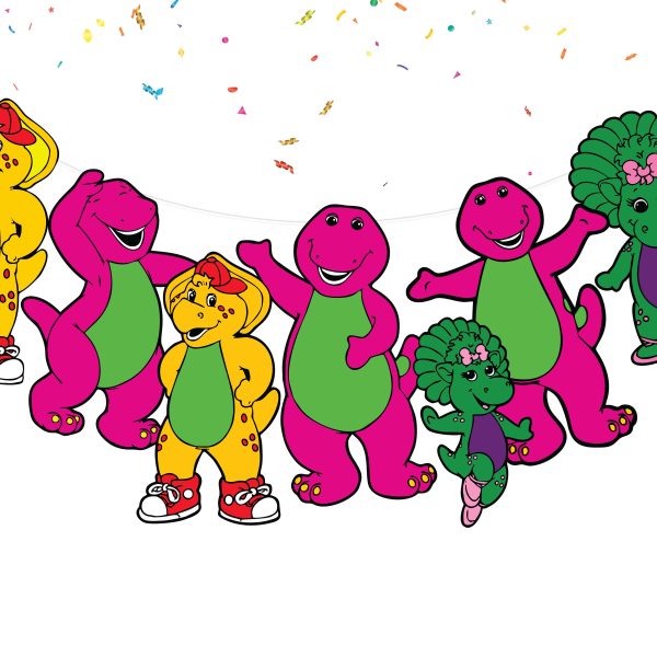 Barney & Friends Birthday Garland Banner