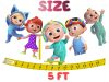 Cocomelon Birthday Banner Cocomelon Birthday Banner