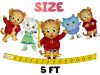 Daniel Tiger Birthday Garland Banner Daniel Tiger Birthday Garland Banner