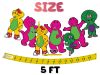 Barney & Friends Birthday Garland Banner Barney & Friends Birthday Garland Banner