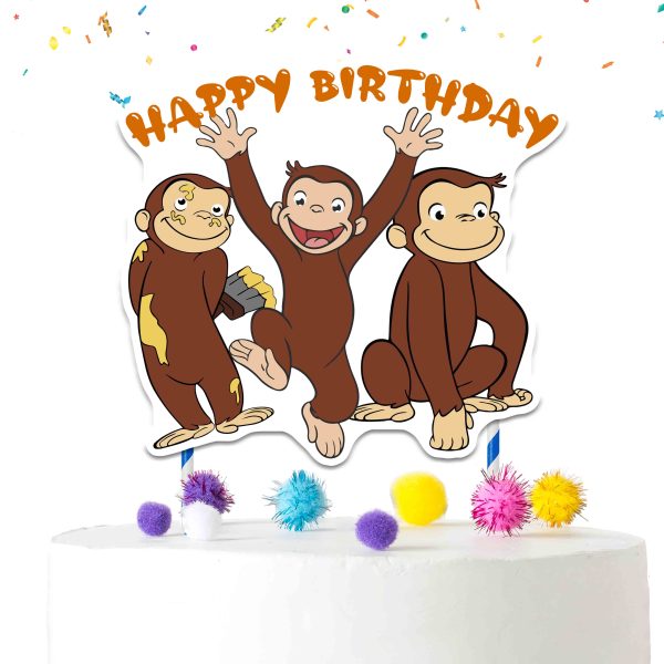 Curious George Cake Topper