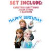 Frozen Cake Topper Happy Birthday Frozen Cake Topper Happy Birthday