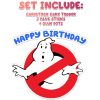 Ghostbusters Cake Topper Happy Birthday Decoration Ghostbusters Cake Topper Happy Birthday Decoration