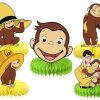 Curious George Honeycomb Centerpieces Curious George Honeycomb Centerpieces