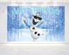 Olaf Frozen Birthday Backdrop Olaf Frozen Birthday Backdrop