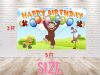 Curious George Birthday Backdrop Curious George Birthday Backdrop