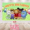 Daniel Tiger Birthday Backdrop Banner Daniel Tiger Birthday Backdrop Banner