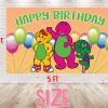 Barney & Friends Birthday Backdrop Banner Barney & Friends Birthday Backdrop Banner