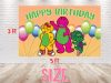 Barney & Friends Birthday Backdrop Banner Barney & Friends Birthday Backdrop Banner