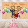 Daniel Tiger Family Birthday Backdrop Banner Daniel Tiger Family Birthday Backdrop Banner