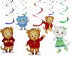 Daniel Tiger Hanging Swirl Decorations Daniel Tiger Hanging Swirl Decorations