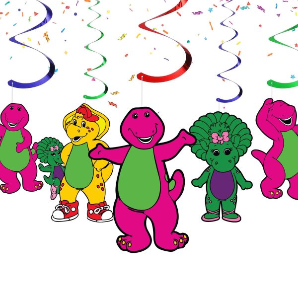 Barney & Friends Hanging Swirl Decorations