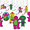 Barney & Friends Hanging Swirl Decorations Barney & Friends Hanging Swirl Decorations