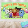 Daniel Tiger Birthday Backdrop Banner Daniel Tiger Birthday Backdrop Banner