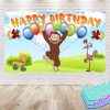 Curious George Birthday Backdrop Curious George Birthday Backdrop