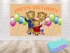 Daniel Tiger Family Birthday Backdrop Banner Daniel Tiger Family Birthday Backdrop Banner