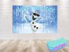 Olaf Frozen Birthday Backdrop Olaf Frozen Birthday Backdrop