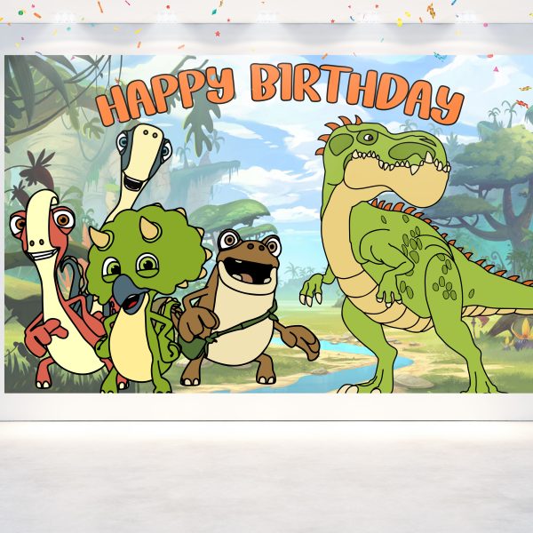 Gigantosaurus Birthday Backdrop Banner
