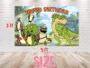 Gigantosaurus Birthday Backdrop Banner Gigantosaurus Birthday Backdrop Banner