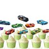 Cupcakes_All_PSD-восстановленоfed Hot Wheels Cupcake Toppers, Race Car Cupcake Toppers.