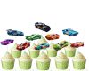 Cupcakes_All_PSD-восстановленоfed Hot Wheels Cupcake Toppers, Race Car Cupcake Toppers.