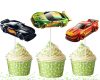 Cupcakes_Green_PSD копия-восстановлено Hot Wheels Cupcake Toppers, Race Car Cupcake Toppers.