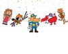 a Dog Man Banner, Dog Man Birthday Banner, Dog Man Party Decorations, Comic Book Birthday Banner, Kids Birthday Garland, Dog Man Party Supplies