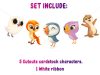 aa Puffin Rock Banner, Puffin Rock Birthday Banner, Woodland Animal Party Decorations, Puffin Birthday Party Decor, Kids Cartoon Party Banner