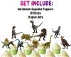 Jurassic World Cupcake Toppers, Dinosaur Birthday Decorations.