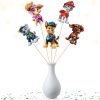 b Paw Patrol Centerpiece Sticks, Paw Patrol Birthday Centerpieces, Puppy Party Table Decor, Paw Dog Party Picks, Paw Patrol Baby Shower Decorations