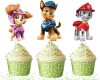 cc Paw Patrol Cupcake Toppers, Paw Patrol Birthday Decorations.