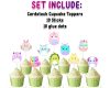 dd Squishmallow Cupcake Toppers, Squishmallow Birthday Party Decorations, Cute Animal Cupcake Picks, Kawaii Birthday Cupcake Toppers, Pastel Party Decor