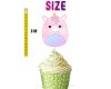 dddd Squishmallow Cupcake Toppers, Squishmallow Birthday Party Decorations, Cute Animal Cupcake Picks, Kawaii Birthday Cupcake Toppers, Pastel Party Decor