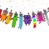 Numberblocks Banner, Numberblocks Birthday Banner, Math Birthday Decorations.
