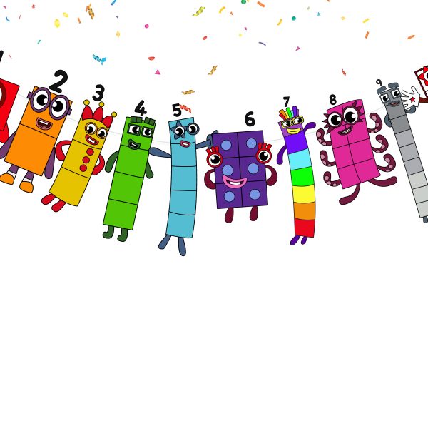 ddddd Numberblocks Banner, Numberblocks Birthday Banner, Math Birthday Decorations.