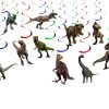 e Jurassic World Hanging Swirls, Dinosaur Birthday Decorations, Dino Party Ceiling Decor, Jurassic Dinosaur Party Supplies, Hanging Swirl Decorations