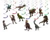 e Jurassic World Hanging Swirls, Dinosaur Birthday Decorations, Dino Party Ceiling Decor, Jurassic Dinosaur Party Supplies, Hanging Swirl Decorations