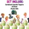 ee Trash Truck Cupcake Toppers, Trash Truck Birthday Decorations, Garbage Truck Party Cupcake Picks, Kids Birthday Party Decor, Cute Cartoon Truck Toppers