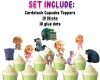 ee Trash Truck Cupcake Toppers, Trash Truck Birthday Decorations, Garbage Truck Party Cupcake Picks, Kids Birthday Party Decor, Cute Cartoon Truck Toppers