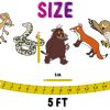 White,Brick,Wall,3d,Background Gruffalo Party Banner, Woodland Birthday Banner, Forest Animal Birthday Decorations.