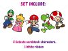 eeeee Super Mario Banner, Mario Birthday Banner, Nintendo Party Decorations.