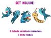 Pout-Pout Fish Hanging Decorations, Pout-Pout Fish Party Banner, Under the Sea Birthday Decor, Ocean Fish Birthday Party Decorations, Pout Pout Fish Baby Shower Banner