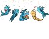 Pout-Pout Fish Hanging Decorations, Pout-Pout Fish Party Banner, Under the Sea Birthday Decor, Ocean Fish Birthday Party Decorations, Pout Pout Fish Baby Shower Banner