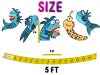Pout-Pout Fish Hanging Decorations, Pout-Pout Fish Party Banner, Under the Sea Birthday Decor, Ocean Fish Birthday Party Decorations, Pout Pout Fish Baby Shower Banner